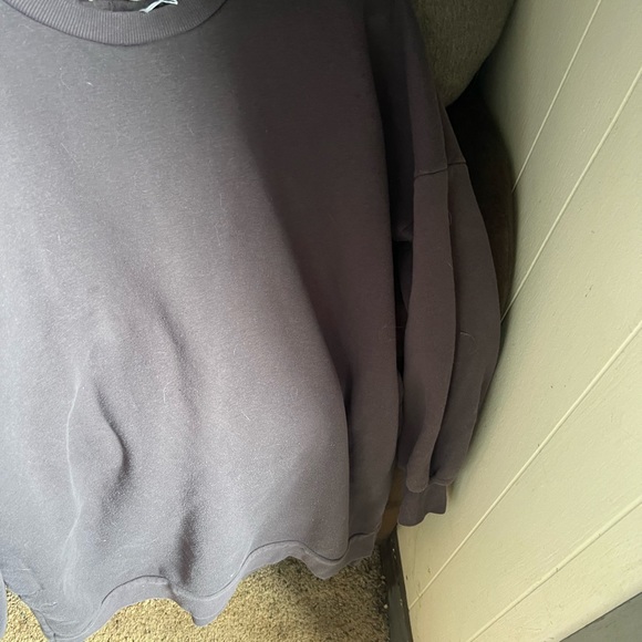 Charcoal/grey/bluish color crew neck with pockets - Picture 6 of 6